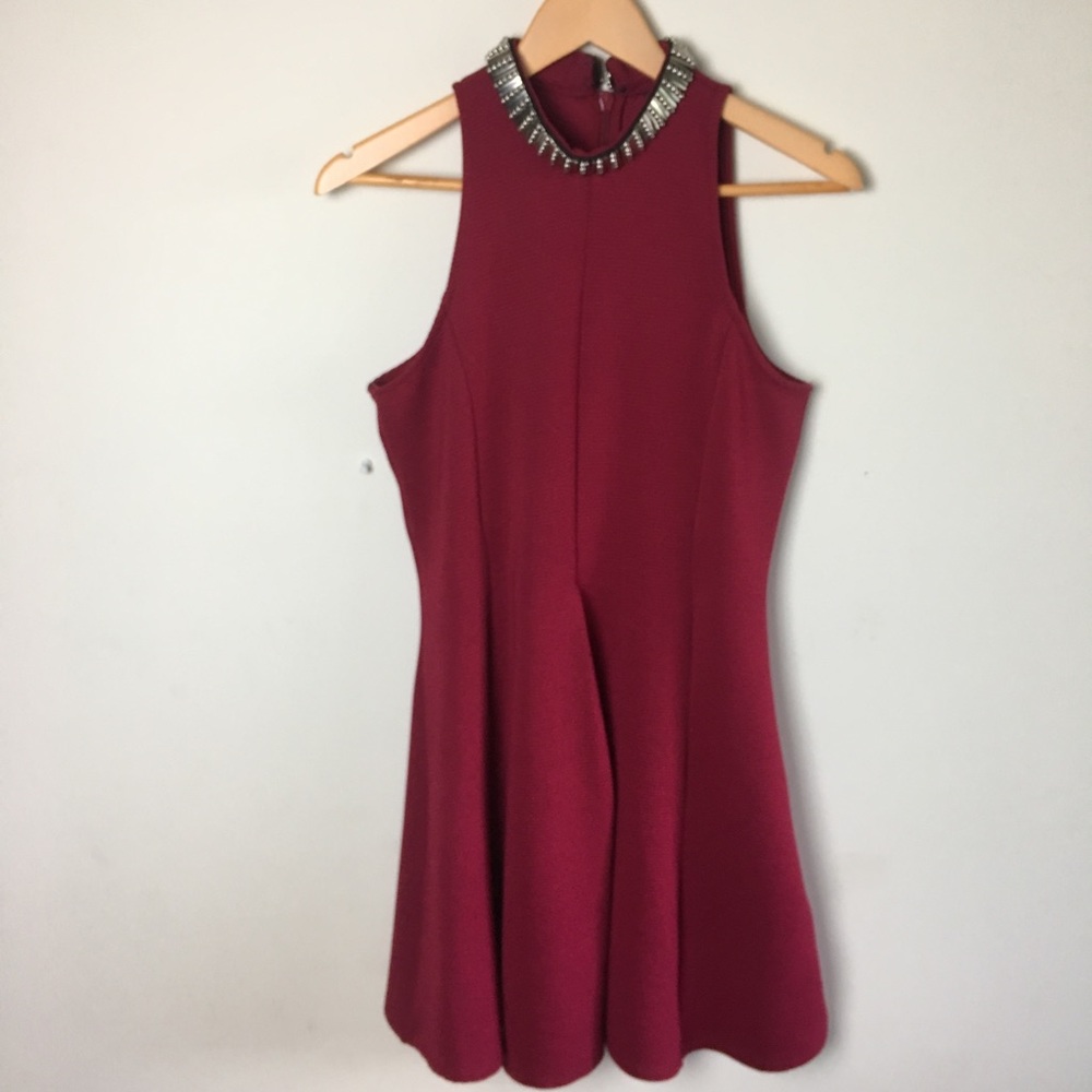 Topshop Red Party Dress